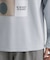 【洗濯機OK】ポンチ長袖フォト長袖Tシャツ