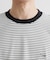 【洗濯機OK】リップルボーダー長袖Tシャツ