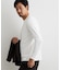 【ジャケットインにおすすめ】ビジネス長袖Tシャツ 洗濯機OK／襟高