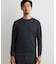 【ジャケットインにおすすめ】ビジネス長袖Tシャツ 洗濯機OK／襟高