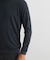 【ジャケットインにおすすめ】ビジネス長袖Tシャツ 洗濯機OK／襟高