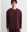 【洗濯機OK】カノコ編み 長袖Tシャツ