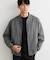【洗濯機OK／ストレッチ】FLEX LINE リブブルゾン