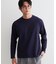 【ジャケットスタイルにも◎】リンクス柄 長袖Tシャツ