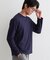 【ジャケットスタイルにも◎】リンクス柄 長袖Tシャツ