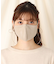 【日本製/手洗い可】ベロアリボンマスク