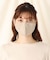 【日本製/手洗い可】ベロアリボンマスク