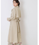 【撥水・通勤・大人可愛い】ロングトレンチ