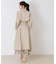 【撥水・通勤・大人可愛い】ロングトレンチ