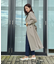 【撥水・通勤・大人可愛い】ロングトレンチ