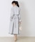 【撥水・通勤・大人可愛い】ロングトレンチ