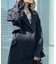 【撥水・通勤・大人可愛い】ロングトレンチ
