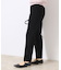 【ラクチンきれい見えパンツ】リボンハイパーストレッチパンツ