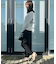 【ラクチンきれい見えパンツ】リボンハイパーストレッチパンツ