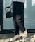 【ラクチンきれい見えパンツ】リボンハイパーストレッチパンツ