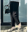 【ラクチンきれい見えパンツ】リボンハイパーストレッチパンツ