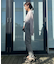 【ラクチンきれい見えパンツ】リボンハイパーストレッチパンツ
