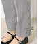 【ラクチンきれい見えパンツ】リボンハイパーストレッチパンツ