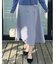 【きれいめ・美脚効果・通勤】ネオシャンブルラップ風スカート