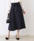 【きれいめ・美脚効果・通勤】ネオシャンブルラップ風スカート