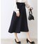 【きれいめ・美脚効果・通勤】ネオシャンブルラップ風スカート