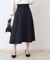 【きれいめ・美脚効果・通勤】ネオシャンブルラップ風スカート