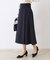 【きれいめ・美脚効果・通勤】ネオシャンブルラップ風スカート