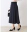 【きれいめ・美脚効果・通勤】ネオシャンブルラップ風スカート