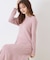【上品な落ち感・美シルエット】アイレットリブデザインニットワンピース