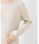 【上品な落ち感・美シルエット】アイレットリブデザインニットワンピース