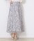 【華やか・通勤・華奢見え】バックレースアップエンブロスカート