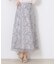 【華やか・通勤・華奢見え】バックレースアップエンブロスカート