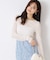 チュールクルーネックTシャツ