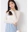チュールクルーネックTシャツ