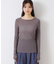 チュールクルーネックTシャツ