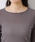 チュールクルーネックTシャツ