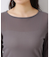 チュールクルーネックTシャツ