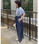 【一枚でキマる・華やか】パール調付チューリップ袖ニット