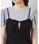 【大人可愛い・肩紐調節可能】リボンキャミサロペット