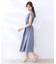 【ドライタッチ・しわになりにくい・通勤】麻調シャツワンピース