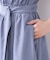 【ドライタッチ・しわになりにくい・通勤】麻調シャツワンピース