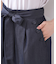 【リボン付き・通勤】シャンブレーワイドパンツ