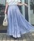 【上品・通勤】サークルレーススカート
