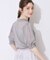【上品な透け感・通勤】シアーシャーリングニットトップス
