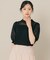 【上品な透け感・通勤】シアーシャーリングニットトップス