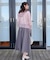 【上品な透け感・大人カジュアル】シアージップアップフーディー