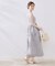 布帛ドッキングニットワンピース