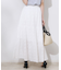 コットンレースティアードスカート
