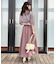 【華やか・大人可愛い・5分袖】エンブロレース前後2WAYブラウス