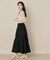 ティアード切替スカート